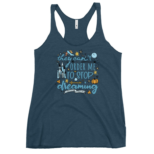 Cinderella Dreaming Tank Top Disney Princess Cinderella Women's Racerback Tank