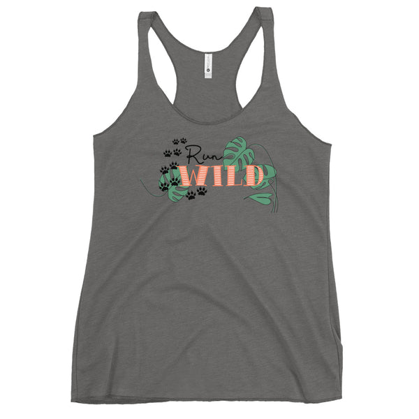 Lion King Run Wild RunDisney Tank Top Lion King Animal Kingdom Women's Racerback Tank