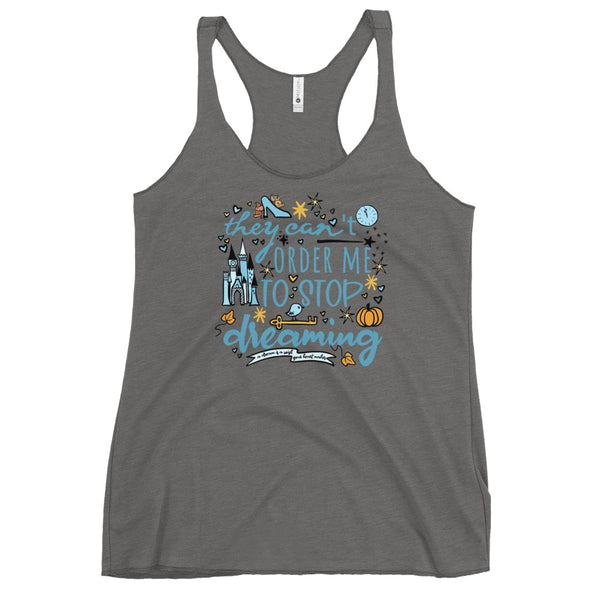 Cinderella Dreaming Tank Top Disney Princess Cinderella Women's Racerback Tank