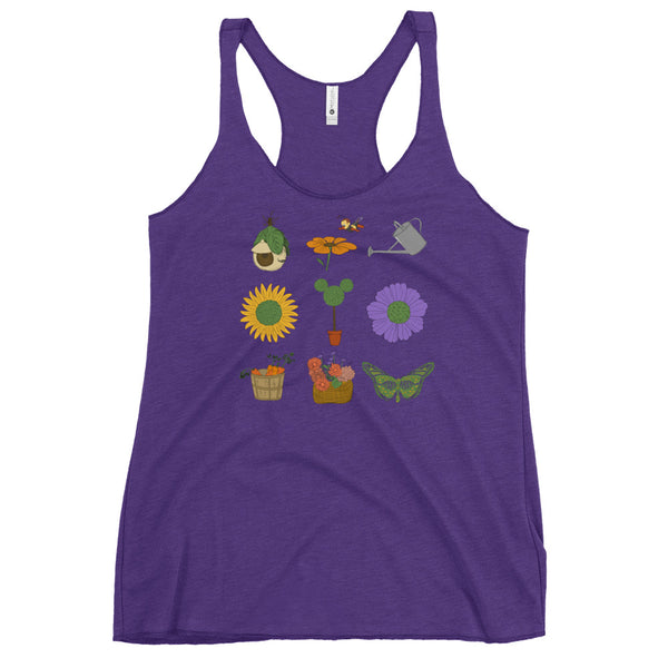 Mickey Topiary Flower and Garden Festival Women's Racerback Tank
