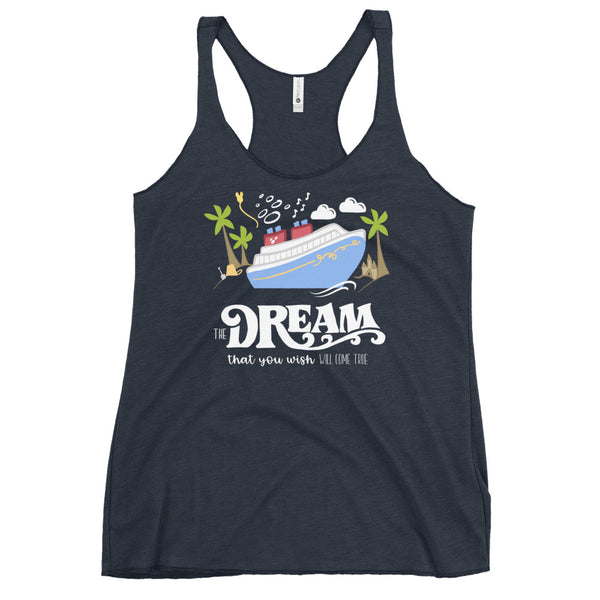 Disney Dream Cruise Tank Top Disney Family Cruise Vacation Women's Racerback Tank