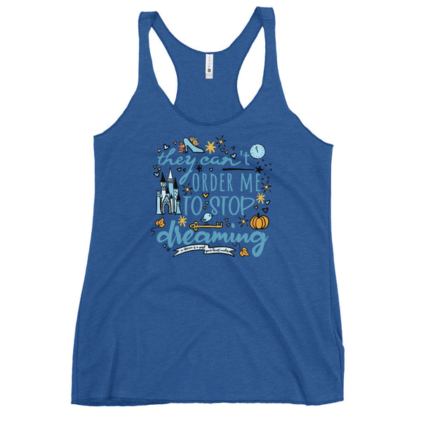 Cinderella Dreaming Tank Top Disney Princess Cinderella Women's Racerback Tank