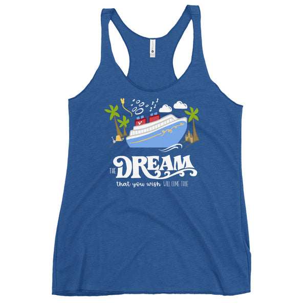 Disney Dream Cruise Tank Top Disney Family Cruise Vacation Women's Racerback Tank
