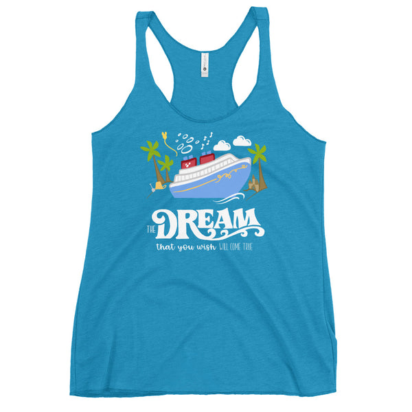 Disney Dream Cruise Tank Top Disney Family Cruise Vacation Women's Racerback Tank