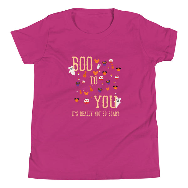 Mickey's Not So Scary Halloween Party Disney Kid's Shirt Boo To You Parade Disney Halloween Shirt Kid's T-Shirt