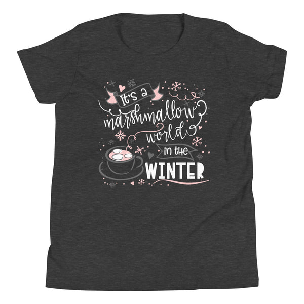 Hot Cocoa Kids T-Shirt Mickey Marshmallow Winter Disney Holiday Kids T-Shirt