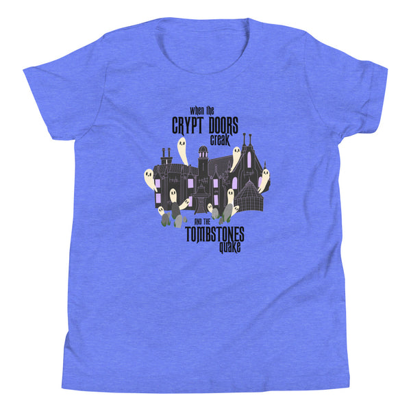 Disney Haunted Mansion T-Shirt Grim Grinning Ghosts Halloween Kids T-Shirt