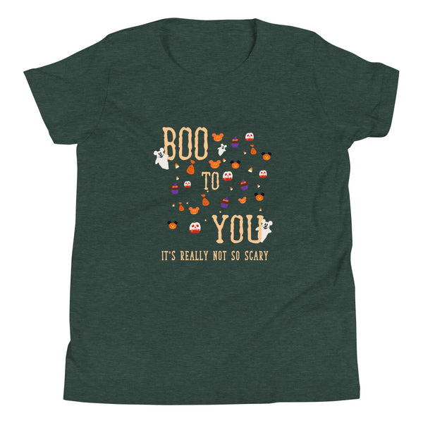 Mickey's Not So Scary Halloween Party Disney Kid's Shirt Boo To You Parade Disney Halloween Shirt Kid's T-Shirt