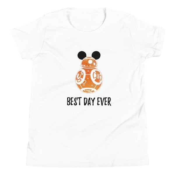BB8 Star Wars Kids T-shirt Best Day Ever Disney Mickey Ears Kids T-shirt