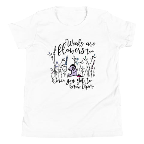 Eeyore Kids T-Shirt Weeds are Flowers Too Kids T-Shirt