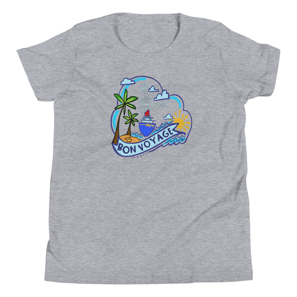 Bon Voyage Kid's T-Shirt Disney Cruise Shirt Castaway Cay Kid's T-shirt