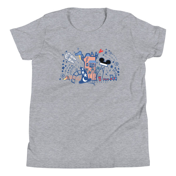 Hollywood Studios Kid's T-Shirt Disney Parks Shirt Tower of Terror Disney World Kid's Shirt