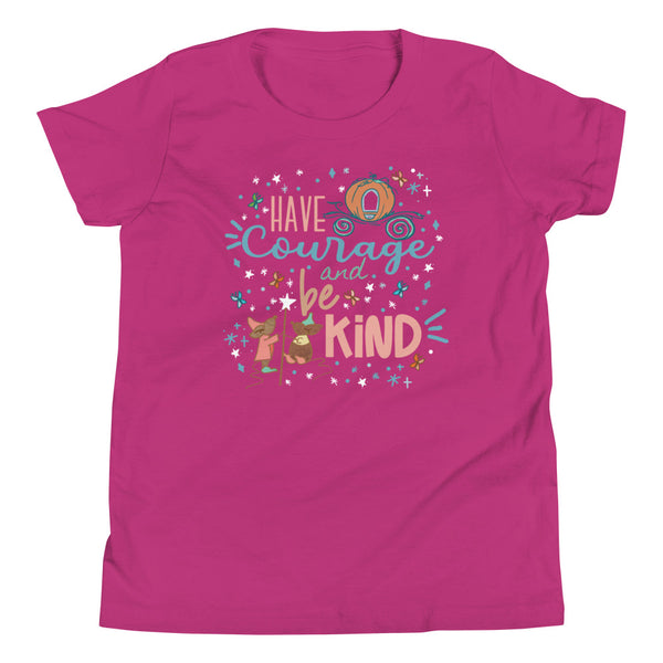 Cinderella Courage Kid's T-Shirt Have Courage and Be Kind Disney Kid's T-shirt