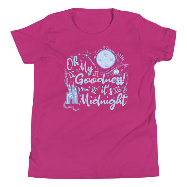 Cinderella Midnight Oh My Goodness Kid's Shirt Disney New Years Cinderella Kid's Shirt