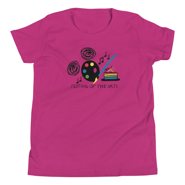 Epcot Mickey Paint Palette Kid's T-Shirt Festival of the Arts Disney Shirt Epcot Kid's Shirt