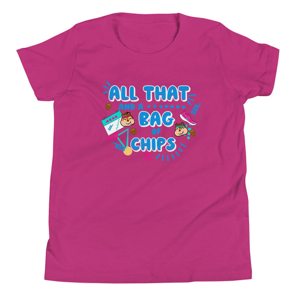 runDisney Chip and Dale kids 90s All that Disney running  Youth Short Sleeve T-Shirt