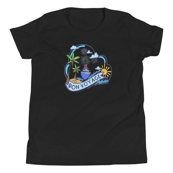 Bon Voyage Kid's T-Shirt Disney Cruise Shirt Castaway Cay Kid's T-shirt