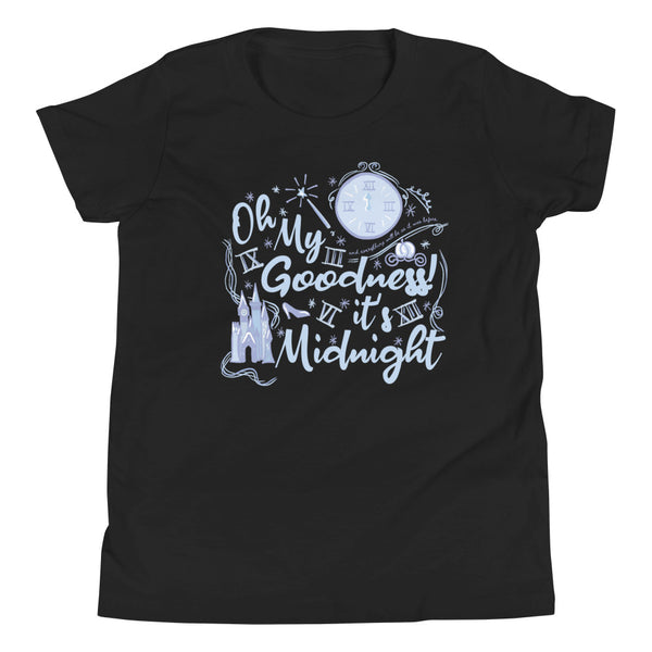 Cinderella Midnight Oh My Goodness Kid's Shirt Disney New Years Cinderella Kid's Shirt