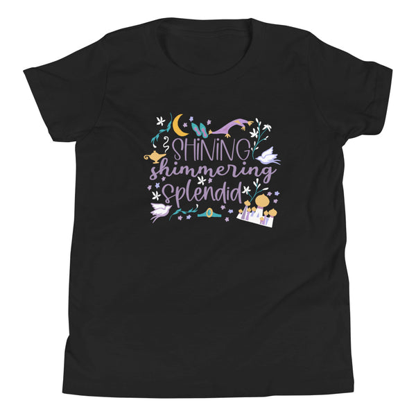 Jasmine Shining Shimmering Kid's Shirt Aladdin Disney Princess Jasmine Kid's Shirt