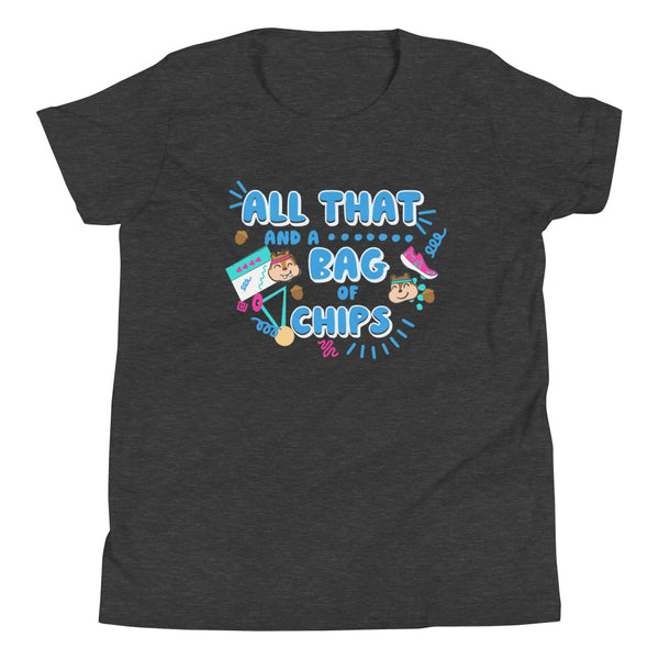 runDisney Chip and Dale kids 90s All that Disney running  Youth Short Sleeve T-Shirt
