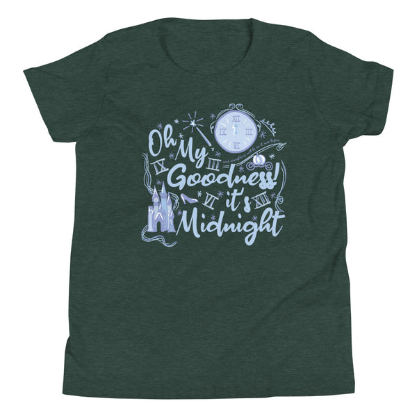 Cinderella Midnight Oh My Goodness Kid's Shirt Disney New Years Cinderella Kid's Shirt