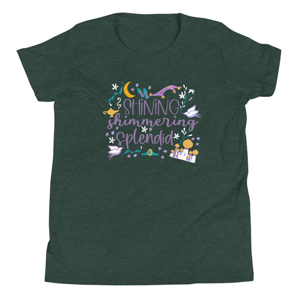 Jasmine Shining Shimmering Kid's Shirt Aladdin Disney Princess Jasmine Kid's Shirt