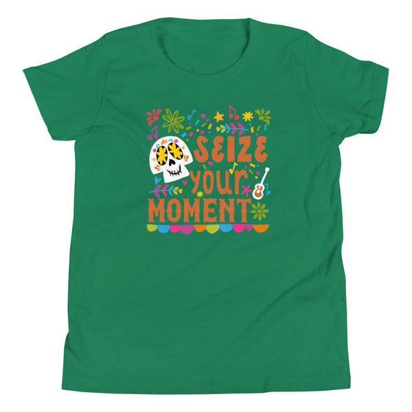 Coco Kid's T-Shirt Disney Shirt Seize Your Moment Day of the Dead Coco Kid's T-Shirt