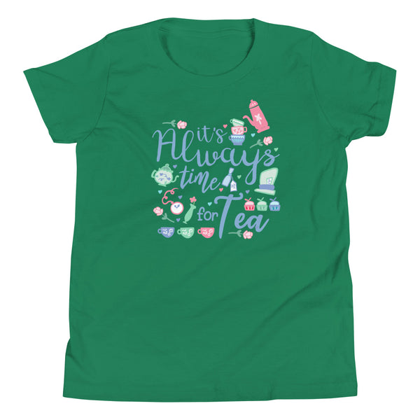 Alice in Wonderland Tea Party Kid's Shirt It's Always Time for Tea Magic Kingdom Kid's Shirt