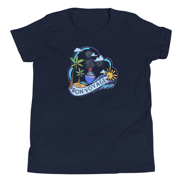 Bon Voyage Kid's T-Shirt Disney Cruise Shirt Castaway Cay Kid's T-shirt