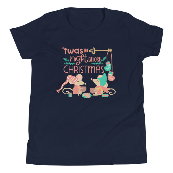 Cinderella Christmas with Jaq and Gus Kid's T-Shirt Disney Christmas Kid's Shirt