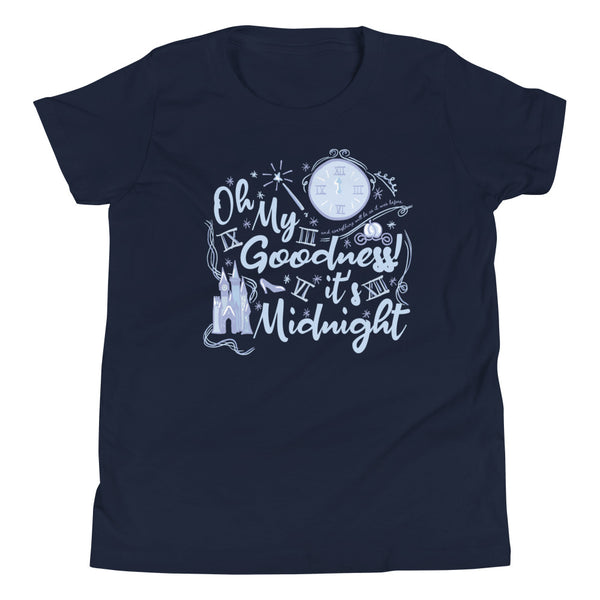 Cinderella Midnight Oh My Goodness Kid's Shirt Disney New Years Cinderella Kid's Shirt