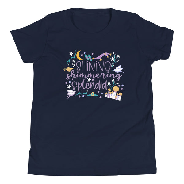 Jasmine Shining Shimmering Kid's Shirt Aladdin Disney Princess Jasmine Kid's Shirt