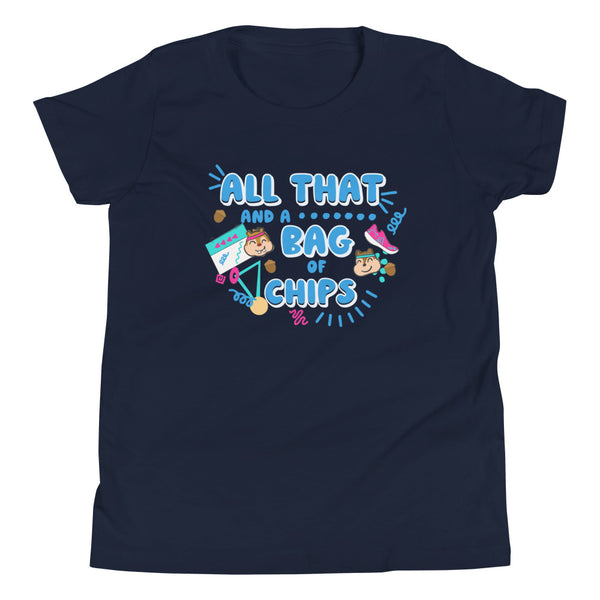 runDisney Chip and Dale kids 90s All that Disney running  Youth Short Sleeve T-Shirt