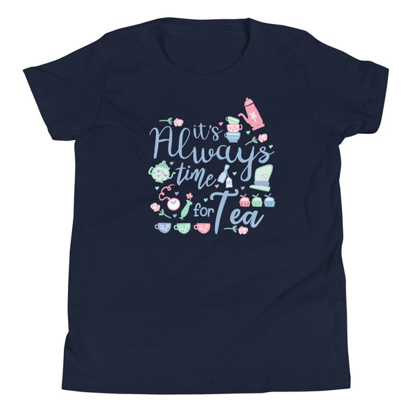 Alice in Wonderland Tea Party Kid's Shirt It's Always Time for Tea Magic Kingdom Kid's Shirt