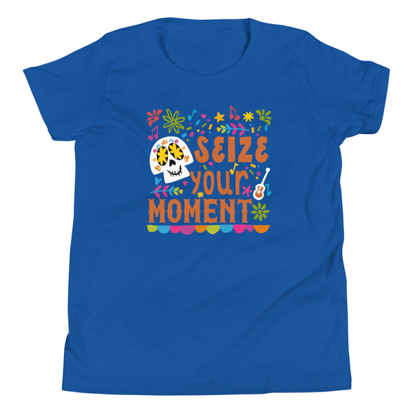 Coco Kid's T-Shirt Disney Shirt Seize Your Moment Day of the Dead Coco Kid's T-Shirt
