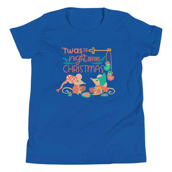 Cinderella Christmas with Jaq and Gus Kid's T-Shirt Disney Christmas Kid's Shirt