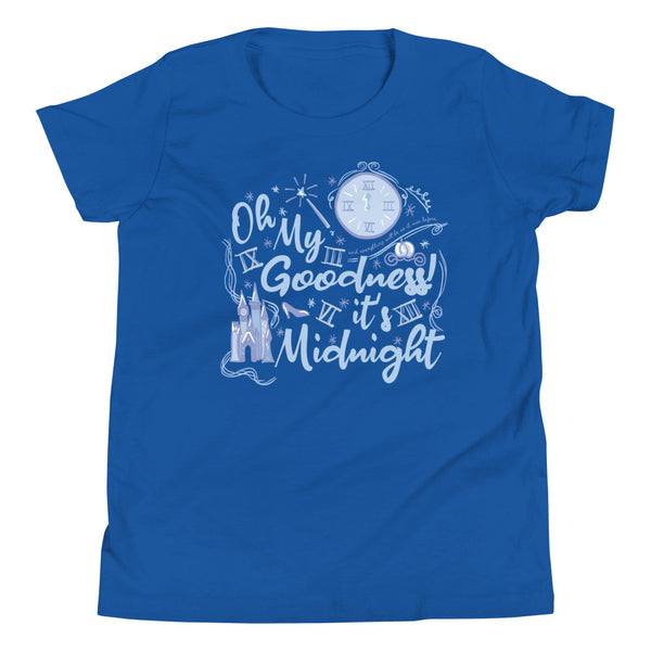 Cinderella Midnight Oh My Goodness Kid's Shirt Disney New Years Cinderella Kid's Shirt