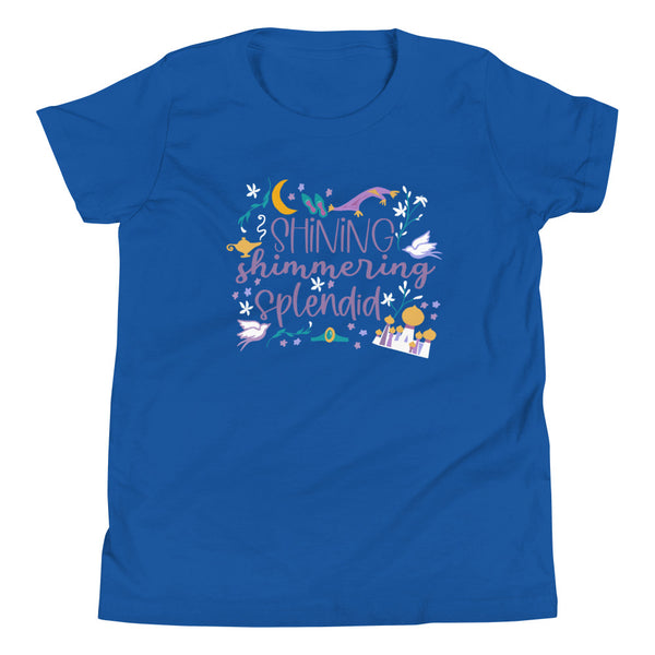 Jasmine Shining Shimmering Kid's Shirt Aladdin Disney Princess Jasmine Kid's Shirt