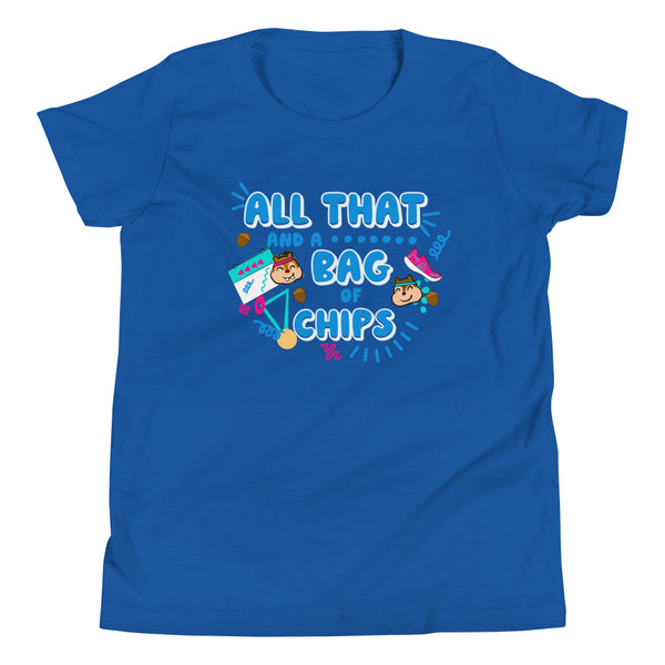 runDisney Chip and Dale kids 90s All that Disney running  Youth Short Sleeve T-Shirt