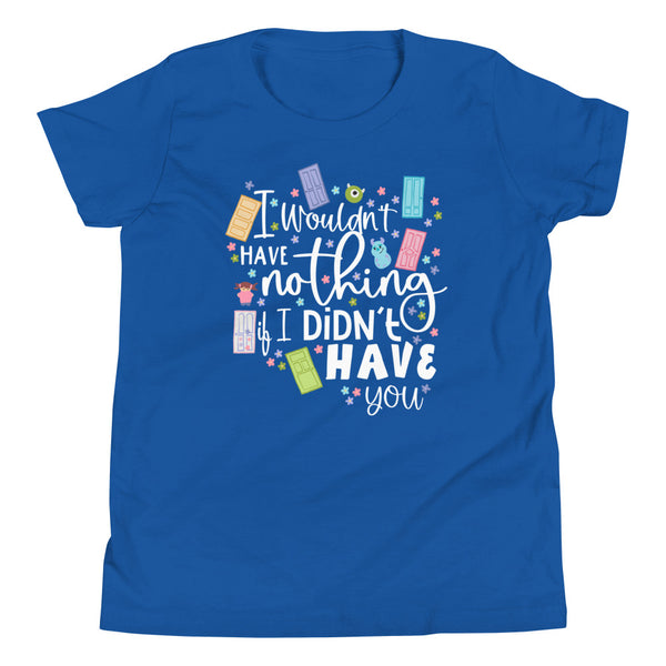 Monster's Inc. Kid's Shirt Disney Shirt I Wouldn't Have Nothing Disney Monsters Inc Kid's Shirt