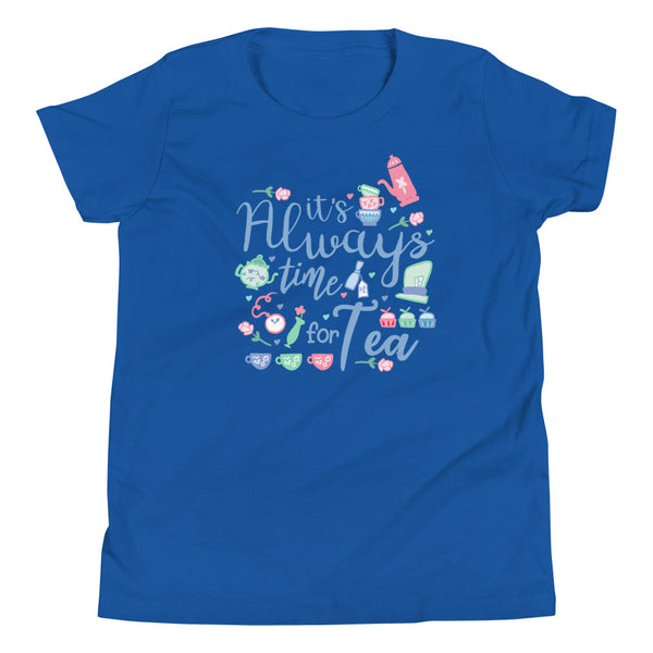 Alice in Wonderland Tea Party Kid's Shirt It's Always Time for Tea Magic Kingdom Kid's Shirt