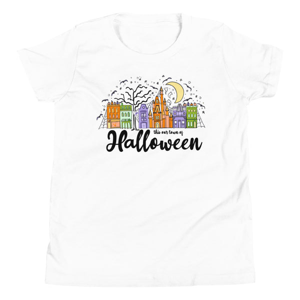 Main Street Halloween Kid's T-Shirt Disney Halloween Shirt This our Town Kid's T-Shirt