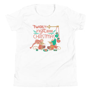 Cinderella Christmas with Jaq and Gus Kid's T-Shirt Disney Christmas Kid's Shirt