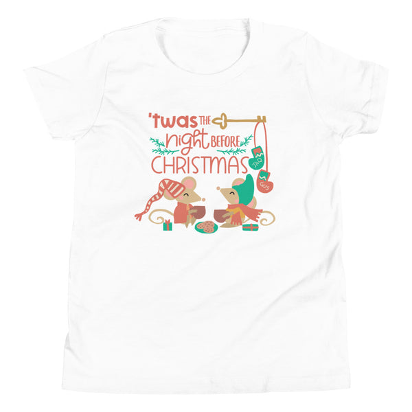 Cinderella Christmas with Jaq and Gus Kid's T-Shirt Disney Christmas Kid's Shirt