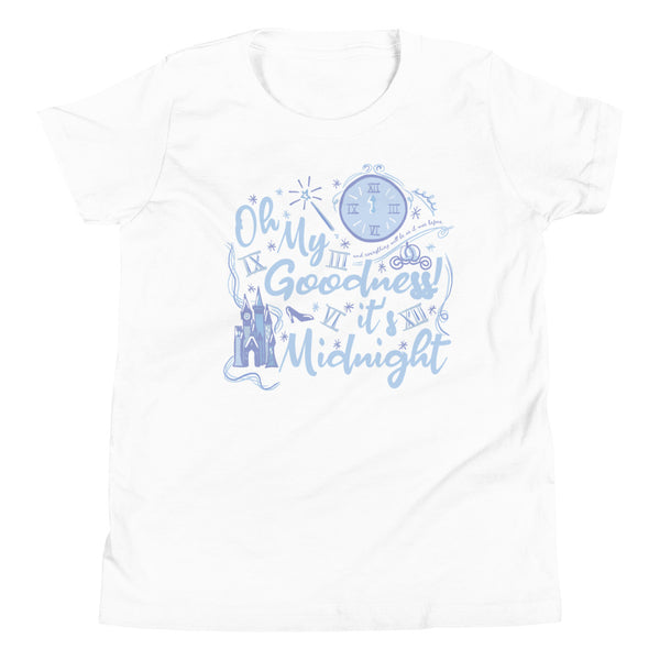 Cinderella Midnight Oh My Goodness Kid's Shirt Disney New Years Cinderella Kid's Shirt