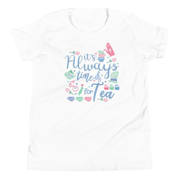 Alice in Wonderland Tea Party Kid's Shirt It's Always Time for Tea Magic Kingdom Kid's Shirt
