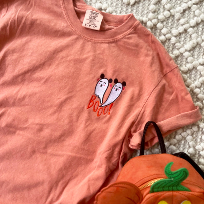 Boo Mickey Ghosts Embroidered Disney Halloween