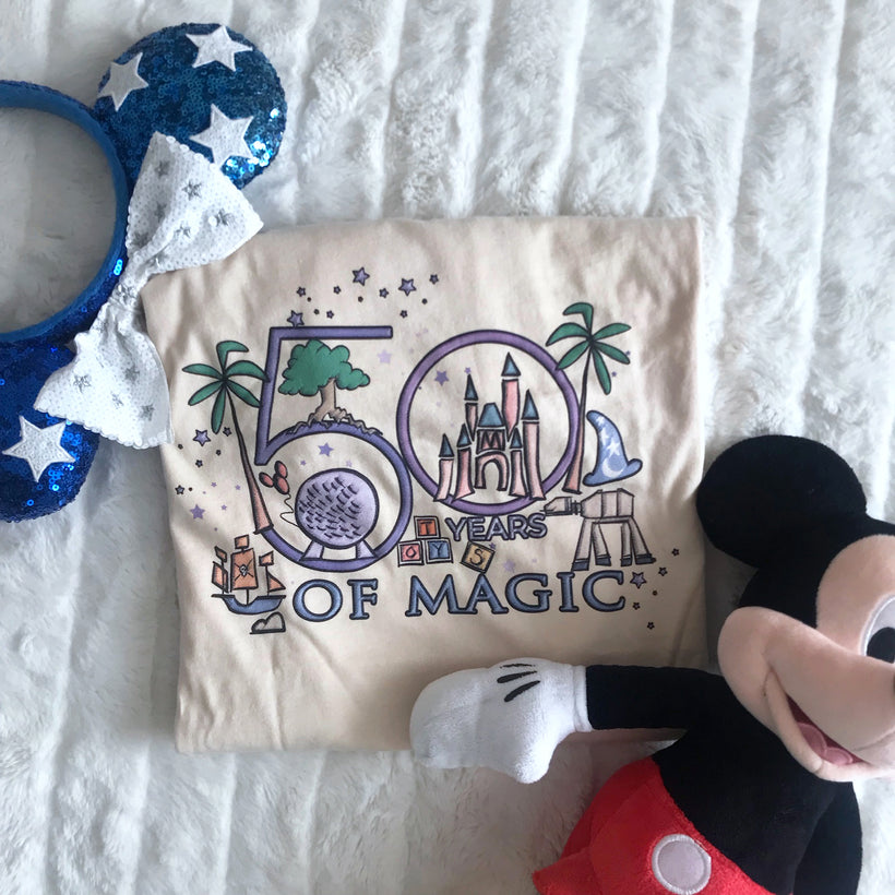 Disney 50th Birthday Anniversary 50 Years of Magic