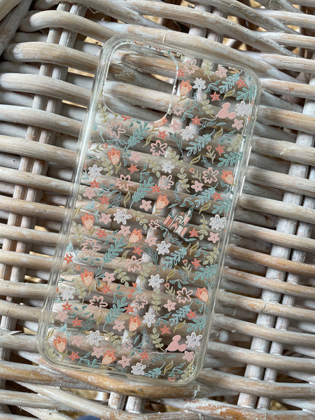 Disney Castle Garden Clear Phone case- READY TO SHIP- iPhone 11 pro