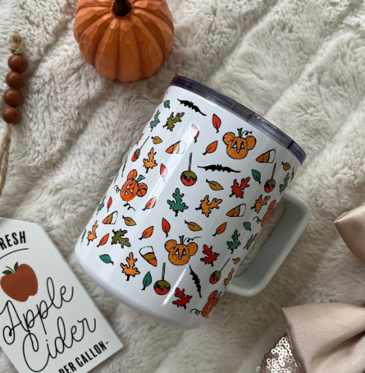 Mickey Pumpkin Travel Mug